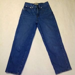 Blue Madewell Perfect Vintage Wide Leg Jeans size 27P